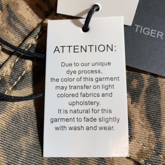 NWT BLUE REVIVAL Leopard skinny jeans size 28 - Picture 8 of 10